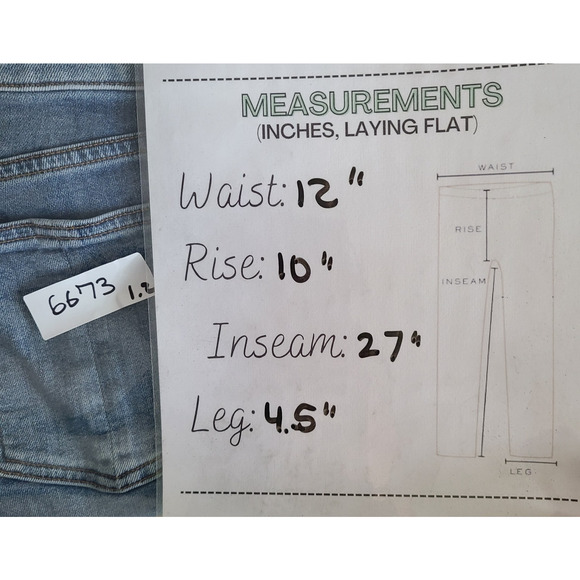 Rag & Bone Nina High Rise Ankle Skinny Jeans Size 23 (Actual 24 x 27) Collins - Picture 9 of 12